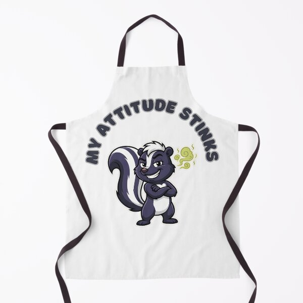 Item preview, My Attitude Stinks Sarcastic Funny Skunk designed and sold by ZeroContextArt.