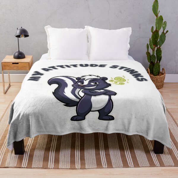 Item preview, My Attitude Stinks Sarcastic Funny Skunk designed and sold by ZeroContextArt.