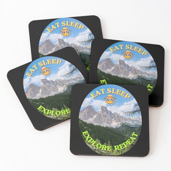 Item preview, Eat Sleep Explore Repeat, Gift For Travel Enthusiasts designed and sold by zebek-design.