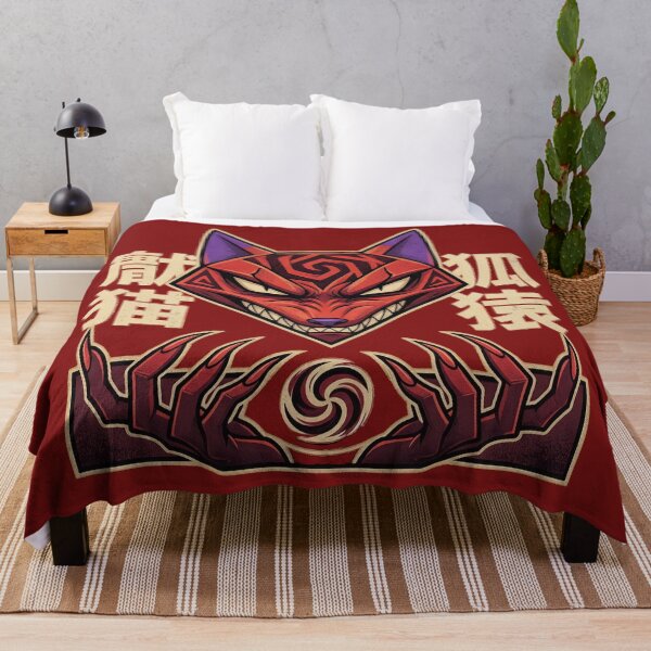 Item preview, Sinister Katz Mask Dark Fantasy Japanese Kanji Occult Art Courage designed and sold by CuteKats.