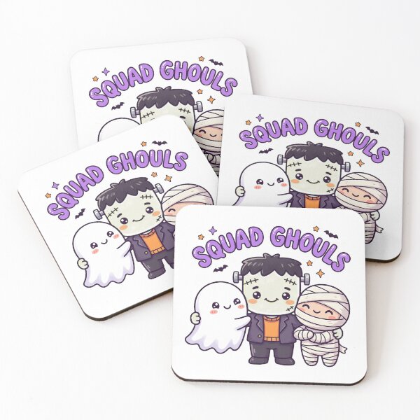 Item preview, Squad Ghouls - Cute Halloween Monster Friends designed and sold by AOG-DESIGNS.