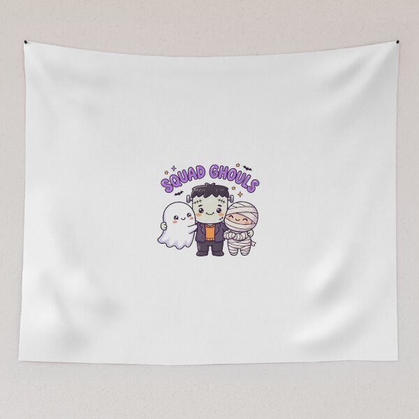 Item preview, Squad Ghouls - Cute Halloween Monster Friends designed and sold by AOG-DESIGNS.
