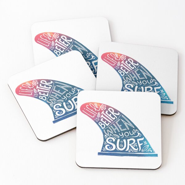Item preview, Life is better when you surf - surfing fin designed and sold by Art of Sun.