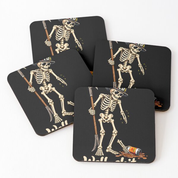 Item preview, Well Sh*t Firefighter Skeleton Humor Design designed and sold by VGAfanatic.