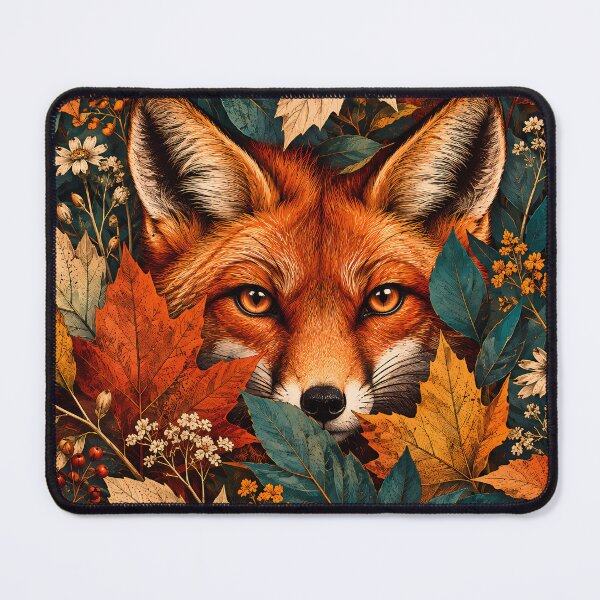 Item preview, Autumn Fox Nature Illustration designed and sold by RkskArt.