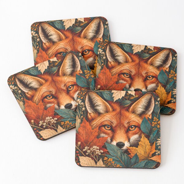 Item preview, Autumn Fox Nature Illustration designed and sold by RkskArt.