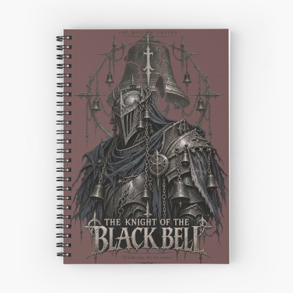Item preview, The Knight of the Black Bell Dark Fantasy designed and sold by Ashen Threads Studio.