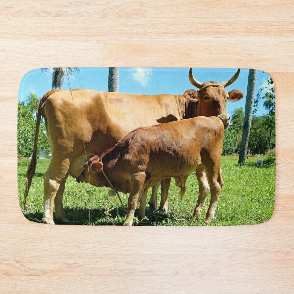 Artikelvorschau, Mother Cow Nursing Calf entworfen und verkauft von PicturePic.