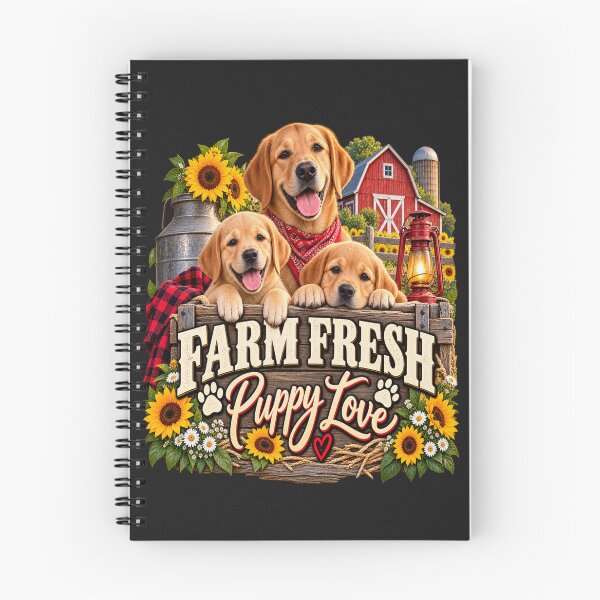 Item preview, Farm Fresh Puppy Love Design designed and sold by PawPlanetPro.
