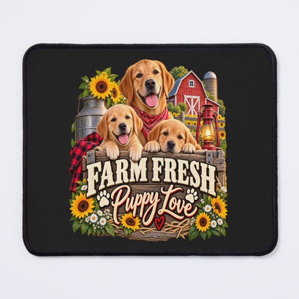 Item preview, Farm Fresh Puppy Love Design designed and sold by PawPlanetPro.
