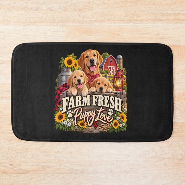 Item preview, Farm Fresh Puppy Love Design designed and sold by PawPlanetPro.