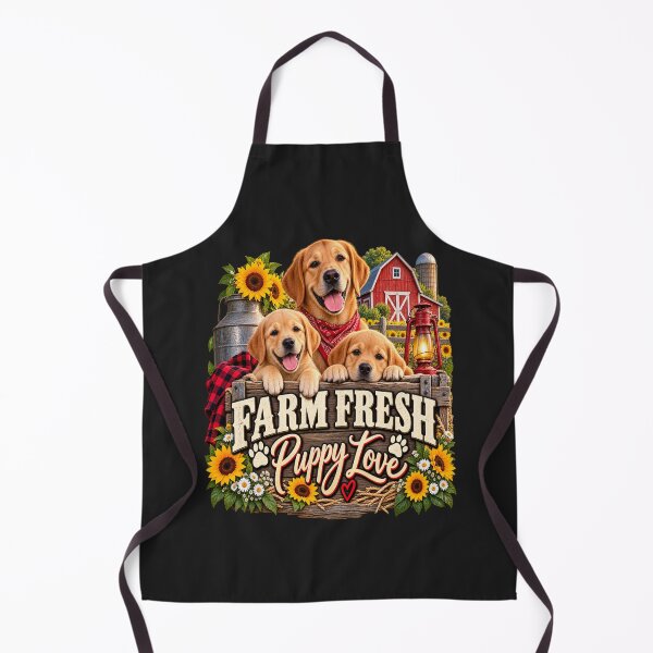 Item preview, Farm Fresh Puppy Love Design designed and sold by PawPlanetPro.