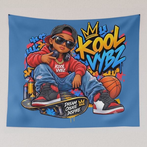Item preview, Dream Create Inspire Kool Vybz Graffiti Kid designed and sold by digitalbob60.