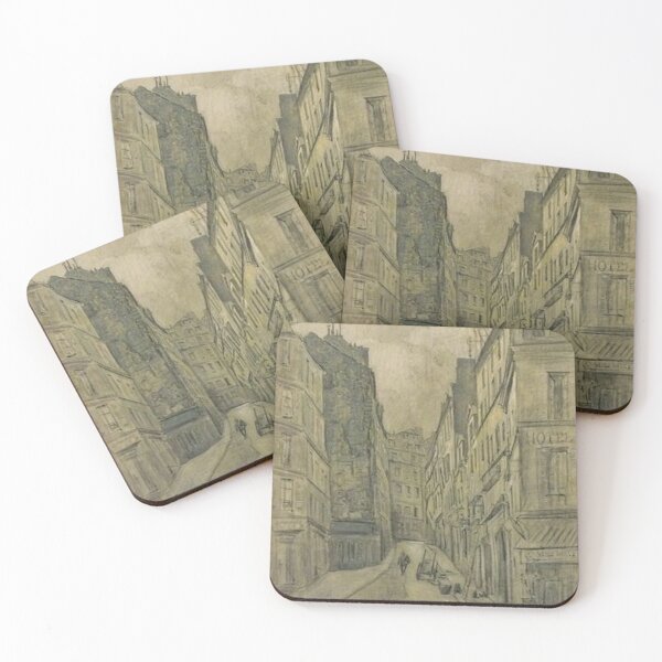 Item preview, Vieux Paris, Quartier St Victor, La Rue Des Boulangers designed and sold by SharonTheFirst.