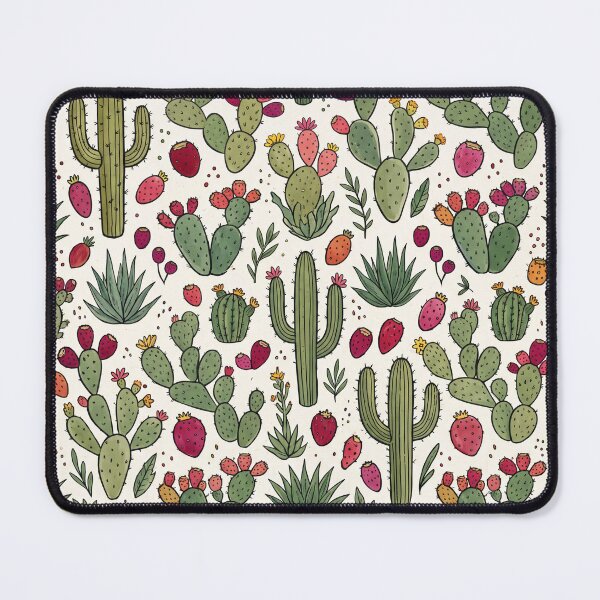 Item preview, Desert Cacti and Prickly Pear Botanical Pattern designed and sold by Divinedesignbydulce.