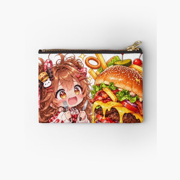 Item preview, Burger Bliss – Kawaii Anime Foodie Girl Japanese Art Style  designed and sold by Kubbykat.