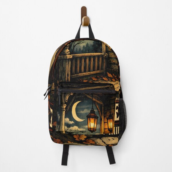 Item preview, Haunted House at Midnight Front Porch Moment designed and sold by KristenosNehk.