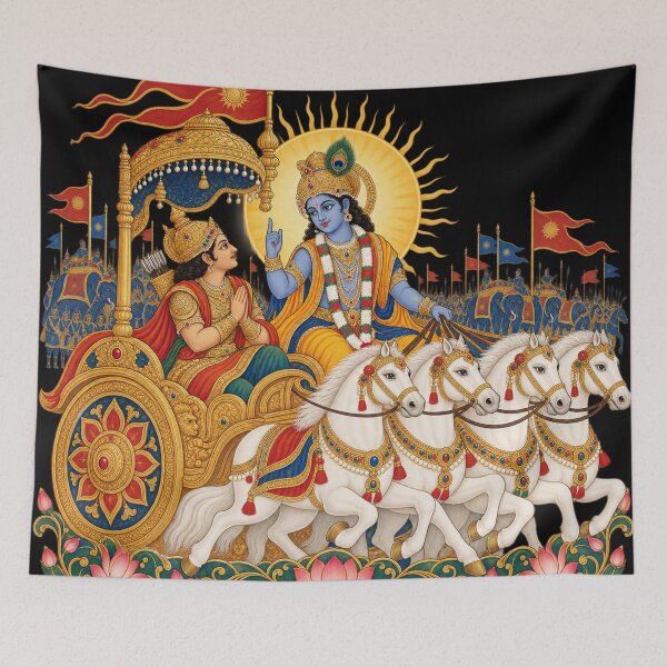 Item preview, Krishna and Arjuna, Bhagavad-Gita designed and sold by lAnJefurtifeu.