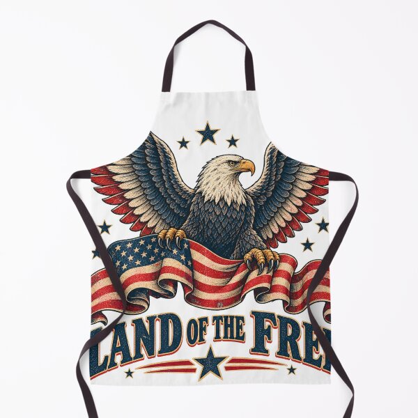 Item preview, Land of the Free Eagle T-Shirt | Vintage Americana Patriotic Design | USA Pride Tee designed and sold by ElegantPeople.