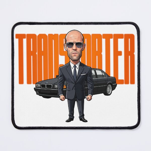 Item preview, Funny caricature of Jason Statham from Transporter designed and sold by vectorlove.