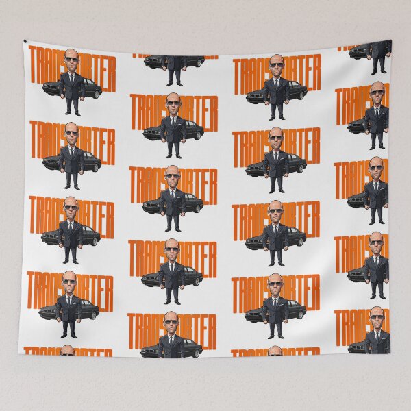 Item preview, Funny caricature of Jason Statham from Transporter designed and sold by vectorlove.