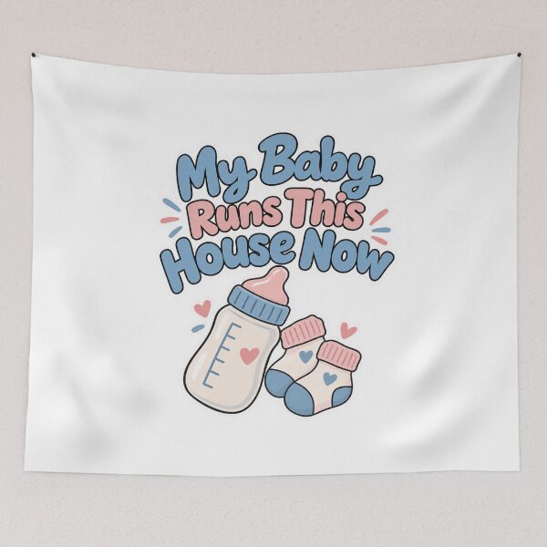 Item preview, My Baby Runs This House Now designed and sold by NovaToons.