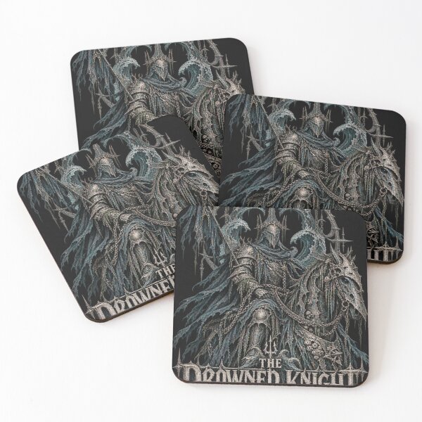 Item preview, The Drowned Knight Dark Fantasy designed and sold by Ashen Threads Studio.