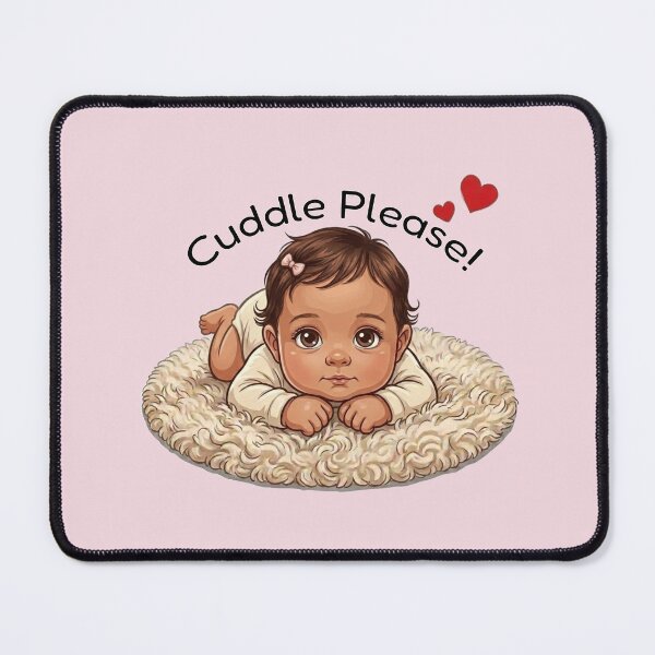 Item preview, Tan Skin Baby Girl Gift Cuddle Please designed and sold by The-NOKU-Co.