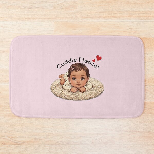 Item preview, Tan Skin Baby Girl Gift Cuddle Please designed and sold by The-NOKU-Co.