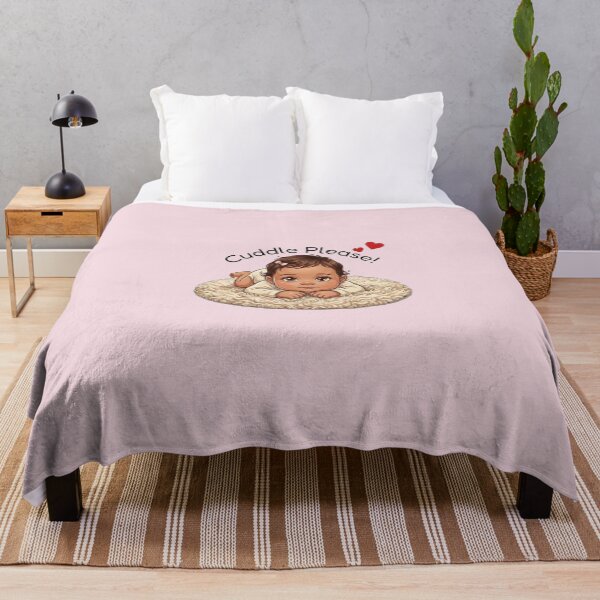Item preview, Tan Skin Baby Girl Gift Cuddle Please designed and sold by The-NOKU-Co.