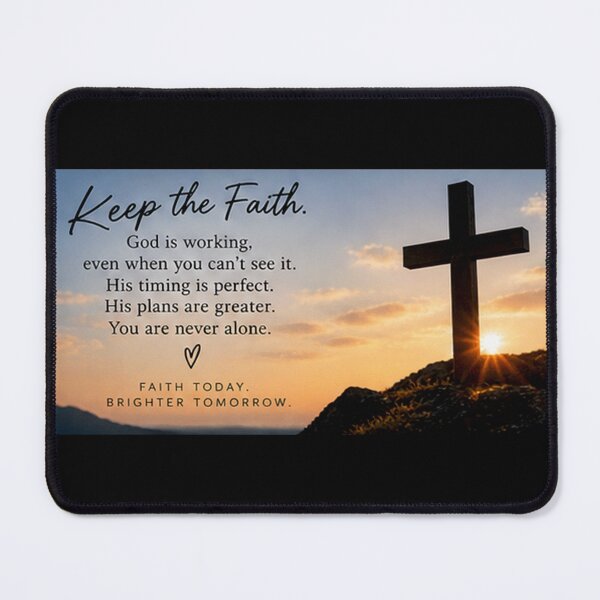 Item preview, keep the faith god is working you are never alone designed and sold by OCD_JESSICA.