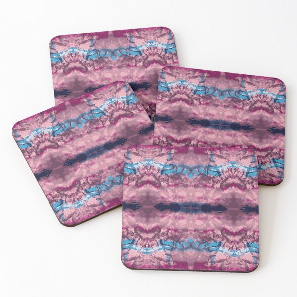 Item preview, Fluorite Pink Blue Abstract Pattern designed and sold by ArtDesignTp.