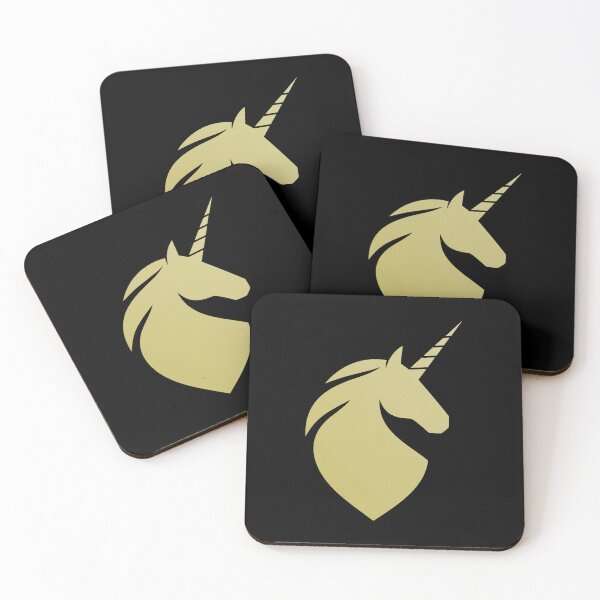 Item preview, Golden Unicorn Head Silhouette Design designed and sold by AhmedZouita.