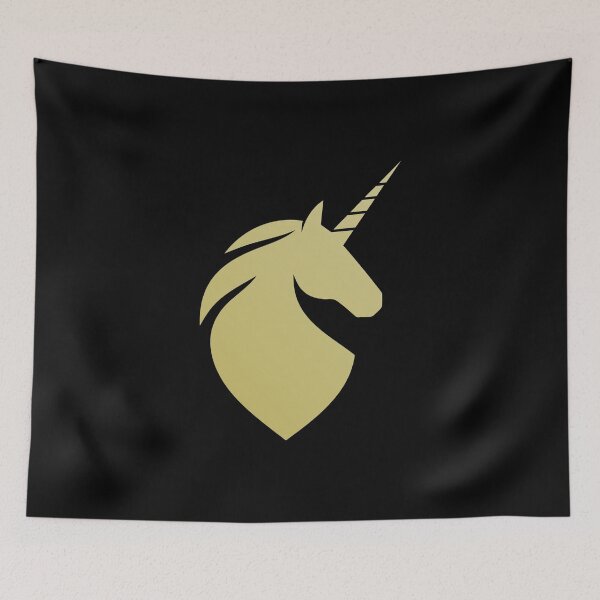 Item preview, Golden Unicorn Head Silhouette Design designed and sold by AhmedZouita.