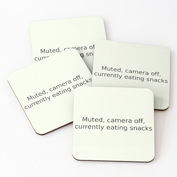 Item preview, Muted, camera off, currently eating snacks designed and sold by English Learning.
