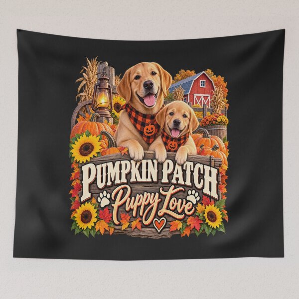 Item preview, Pumpkin Patch Puppy Love  designed and sold by PawPlanetPro.