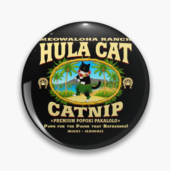 Item preview, Hula Cat Catnip after Dark designed and sold by BuzzDalways.