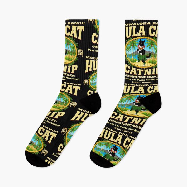 Item preview, Hula Cat Catnip after Dark designed and sold by BuzzDalways.