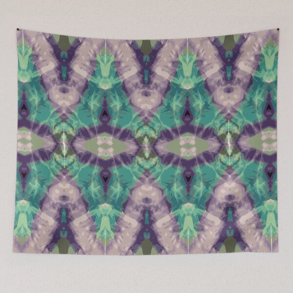 Item preview, malachite fluorite Green Purple Pattern designed and sold by ArtDesignTp.