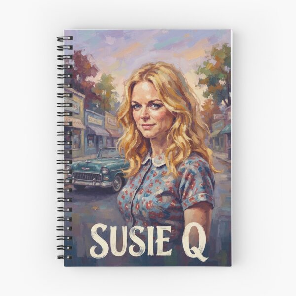 Item preview, Susie Q Retro Nostalgia Fine Art Tribute designed and sold by Art's Diner.