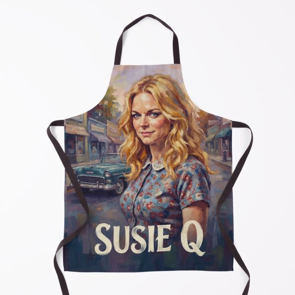 Item preview, Susie Q Retro Nostalgia Fine Art Tribute designed and sold by Art's Diner.