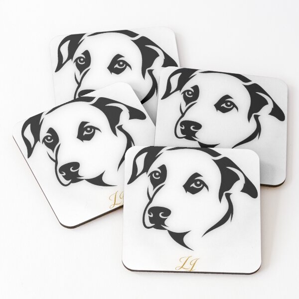 Item preview, Elegant Dog Minimalist Silhouette Black and White designed and sold by FeyArteDesigns.
