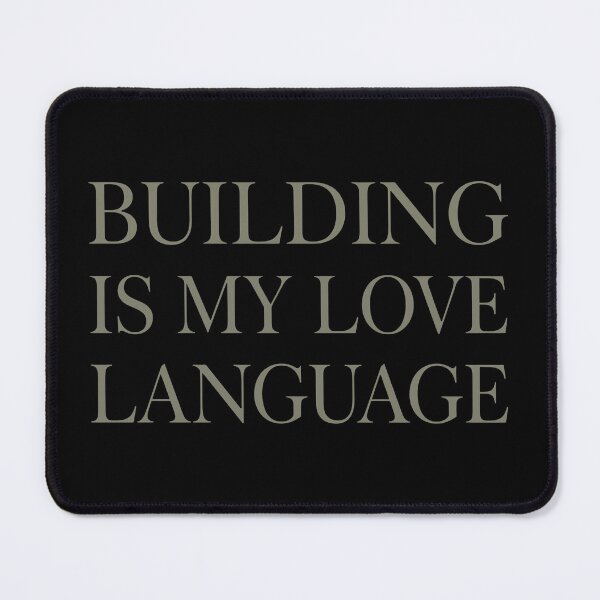 Item preview, Mark Zuckerberg Building Is My Love Language designed and sold by thedoodlevault.