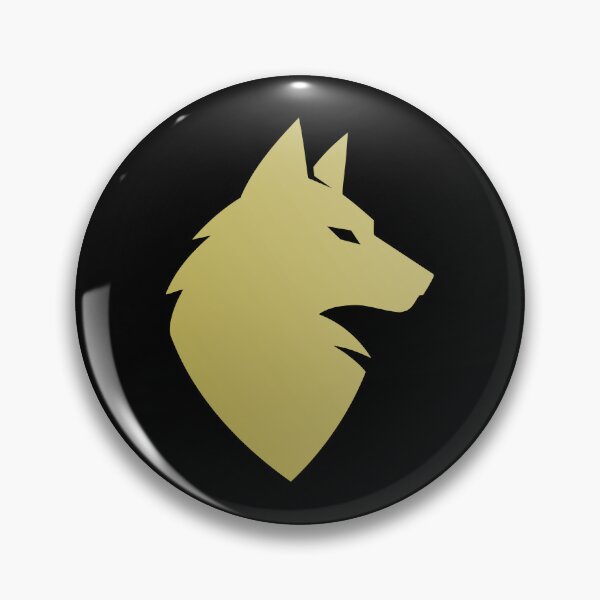 Item preview, Golden Wolf Head Silhouette Design designed and sold by AhmedZouita.