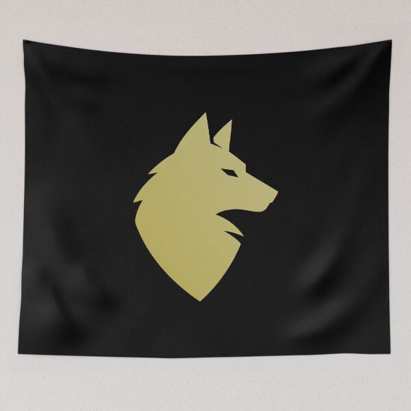 Item preview, Golden Wolf Head Silhouette Design designed and sold by AhmedZouita.