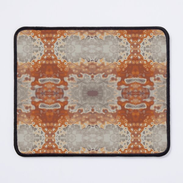 Item preview, agate Orange Cream Symmetrical Pattern designed and sold by ArtDesignTp.