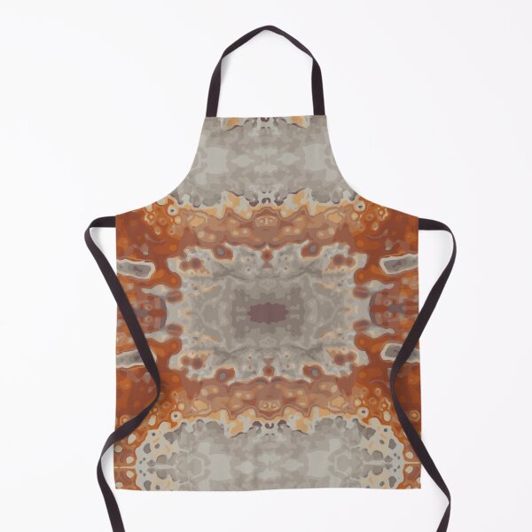 Item preview, agate Orange Cream Symmetrical Pattern designed and sold by ArtDesignTp.