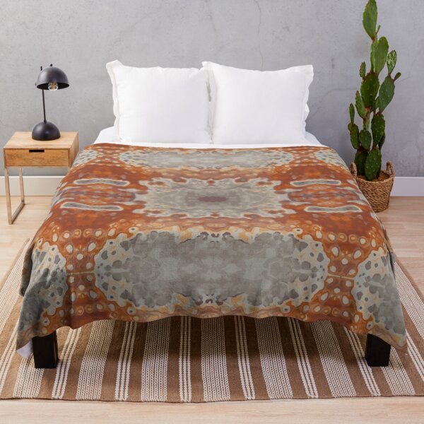Item preview, agate Orange Cream Symmetrical Pattern designed and sold by ArtDesignTp.
