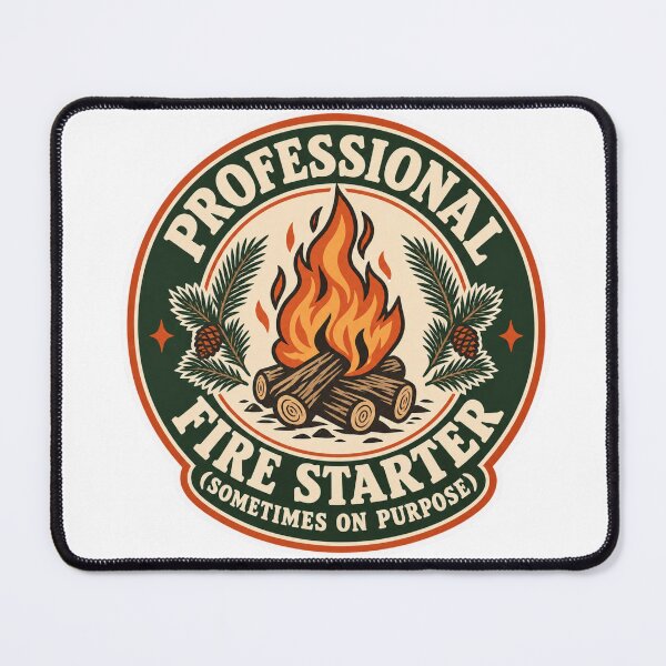 Item preview, Professional Fire Starter Funny Camping designed and sold by NovaToons.