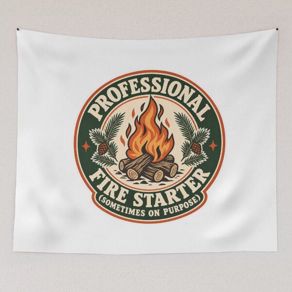 Item preview, Professional Fire Starter Funny Camping designed and sold by NovaToons.